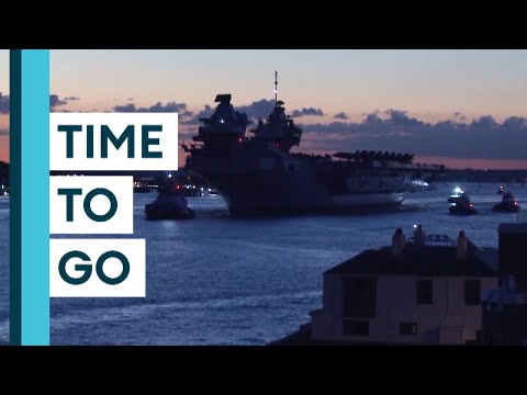 HMS Queen Elizabeth Departs For CARRIER STRIKE GROUP 21 🚢