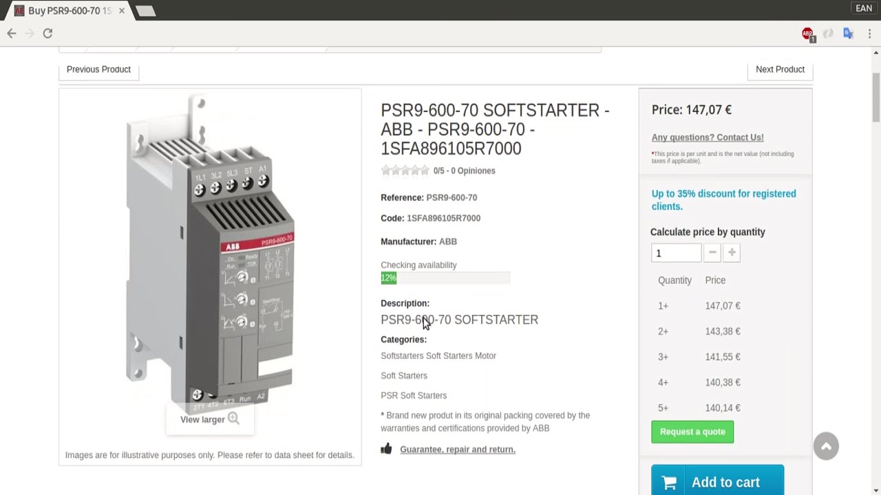 Buy Softstarters Soft Starters Motor ABB