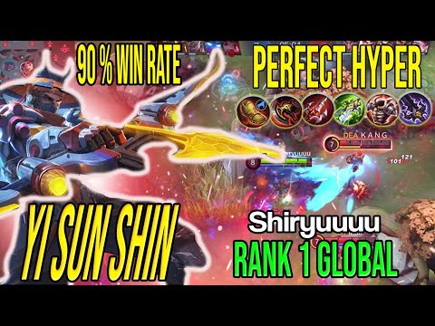 Super Carry High Mechanic! Fast Rotation Farming – Top 1 Global Yi Sun Shin by Shiryuuuu - MLBB