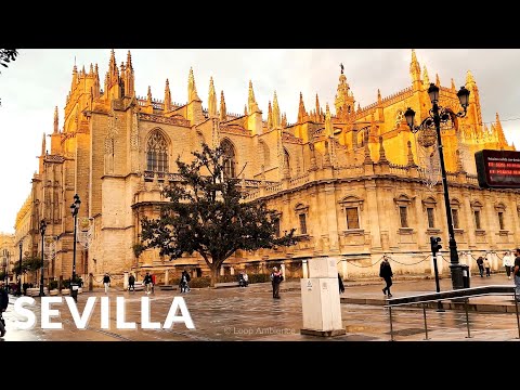 🇪🇸 SEVILLE SPAIN  2023 downtown [4K] | 🍄 Setas de Sevilla, Casco Antiguo, Cathedral of Seville