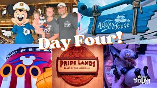 Disney Destiny Day 4 | Riding the AquaMouse, Meeting Captain Mickey & Minnie, Lion King Dinner Show