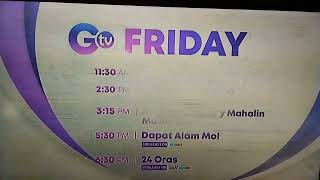 GTV Friday Schedule (January 12, 2024)