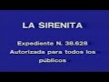 LA SIRENITA 1989 Inicio VHS España