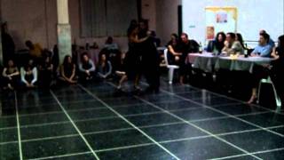 NESTOR AZORIN Y VIRGINIA PANDOLFI EN LA PISTA DE FLOREAL MILONGA