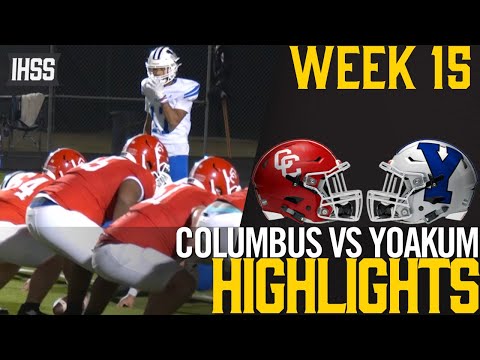 Columbus vs. Yoakum Highlights: Intense Quarterfinal Showdown!