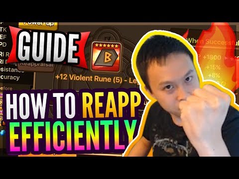 BEST Rune I Have EVER Made!? - MUST SEE! CRAZY Reapp Session! - Summoners War