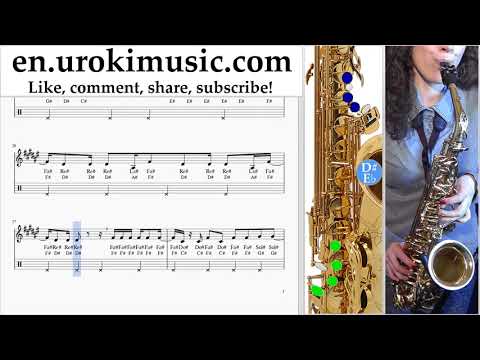 Saxophone lessons (Tenor) Silvestre Dangond Nicky Jam - Cásate Conmigo Sheet Music Tutorial Part#2
