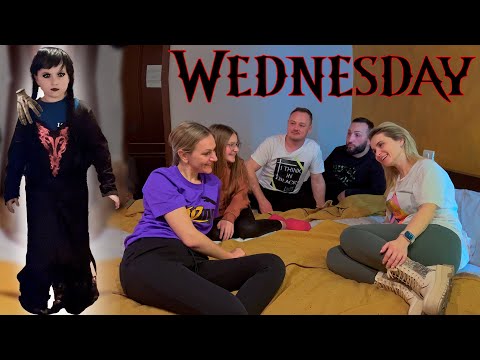 Alex Became Wednesday in Hotel