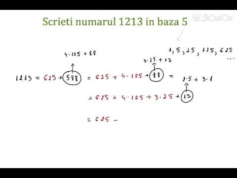 Baze de numeratie - exercitu rezolvat 2