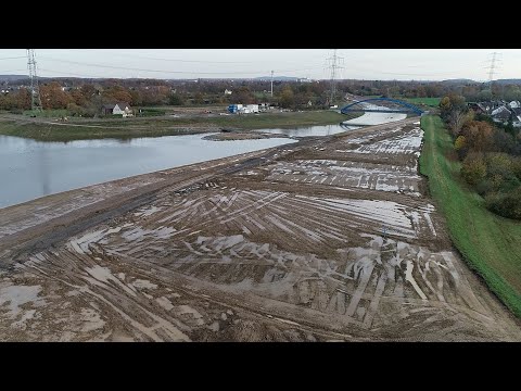 Emscher-Umbau Teil 15 - Die neue Mündung 2023 - Juli bis Dezember