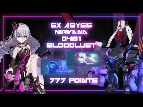 [HI3 GLB] EX Abyss Nirvana 461D - Bloodlust (777 Points) HoR(SSS)/JK(S3)/RC(SSS) & ELF Elysia 3*