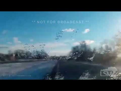 1-29-2022 Roanoke Area VA - Snow effects travel on backroads , Windy