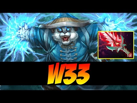 w33 Plays Storm Spirit WITH BLOODTHORN - 8200 MMR - Dota 2