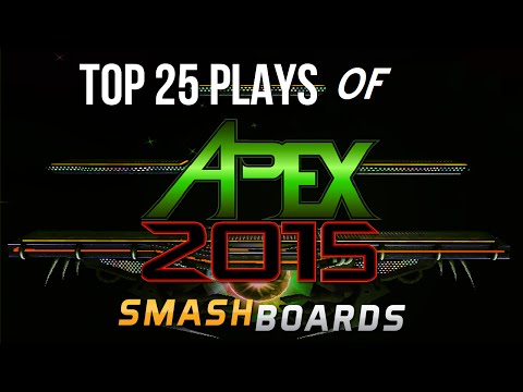 Top 25 Super Smash Bros Plays of Apex 2015 (Full Compilation)
