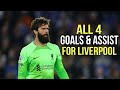 Allison Becker - All 4 Goals and Assists For Liverpool