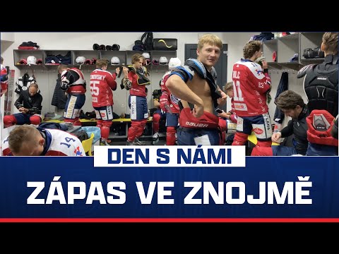 DEN S NÁMI #4: Můžeme se jet s vámi podívat? | Zápas ve Znojmě