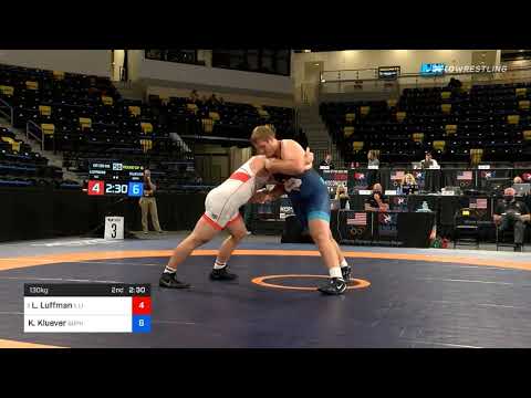 130 Kg Prelims Luke Luffman Illinois Regional Training Center Illini WC Vs Keaton Kluever Gopher W