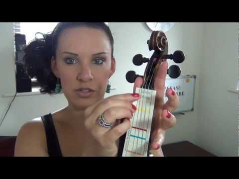 HOW TO: Put Finger Stickers/Markers on your Violin - DONT FRET!!