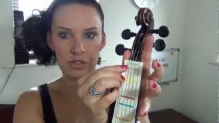 HOW TO: Put Finger Stickers/Markers on your Violin - DONT FRET!!