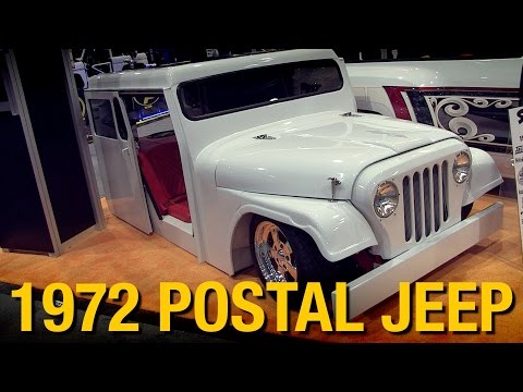 カスタム'72ポスタルジープトラック - ストーンコールドカスタムSEMA 2014 - イーストウッド (Custom '72 Postal Jeep Truck - Stone Cold Customs SEMA 2014 - Eastwood)