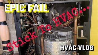 HVAC Tech Attempts Plumbing… (EPIC FAIL)