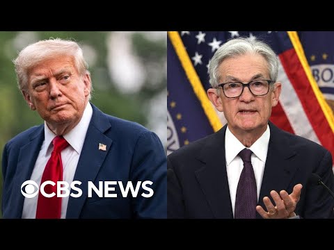 Trump visiting Federal Reserve amid pressure on Powell to cut interest rates