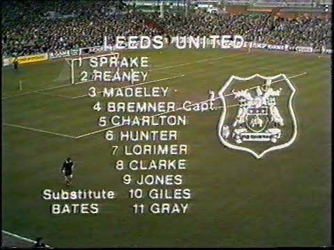 1971/72 - Leeds Utd v Southampton (Division 1 - 4.3.72)