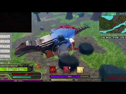 Gigantopithecus vs Tyrannosaurus Rex | Dinosaur Arcade | Roblox