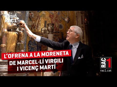 MARCEL·LÍ VIRGILI i VICENÇ MARTÍ li fan una ofrena a LA MORENETA | #VersióMoreneta