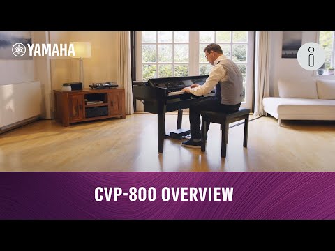 Piano Digital Yamaha CVP 809 PE Clavinova Polished Ebony 