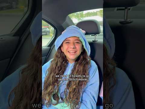 Buying Movie Tickets For Her Stitch Stuffed Animals😭😭