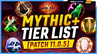 Mythic+ Tier List for Patch 11.0.5 – The War Within Season 1