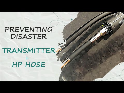 How to use a Transmitter with a High-pressure hose: Transmitter Dive Tips