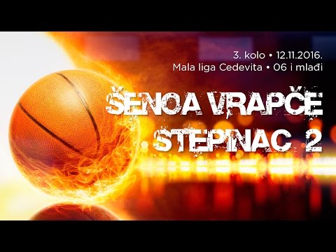 Senoa/Vrapče - Stepinac 2 // Mala liga Cedevita // 06 i mlađi // 3. kolo // 12.11.2016.