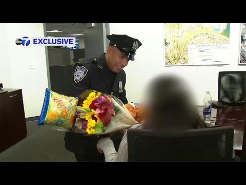 Port Authority police officer meets with neighbor he saved after Queens stabbing attack