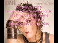 malu-si estoy loca letra 