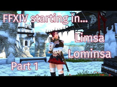 FFXIV starting in Limsa Lominsa part 1
