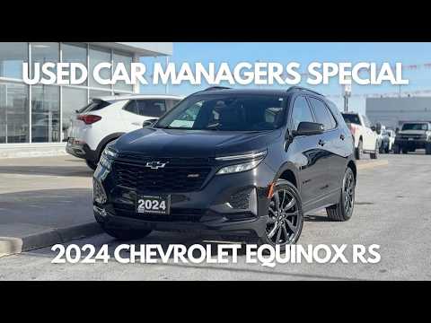 2024 Chevrolet Equinox AWD RS in Black for sale at Bean Chevrolet Buick GMC Ltd. in Carleton Place, ON