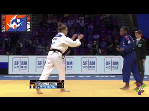 European Judo Championships Warsaw 2017 Final -57kg STOLL Theresa (GER) vs. GNETO Priscilla (FRA)