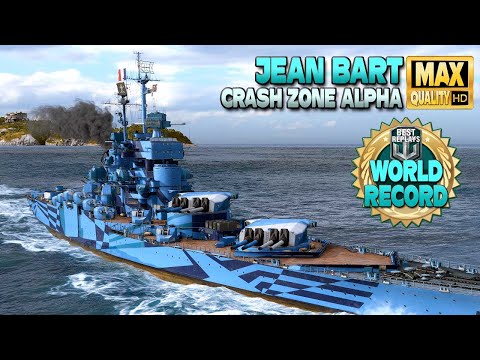 Battleship Jean Bart new damage world record - World of Warships