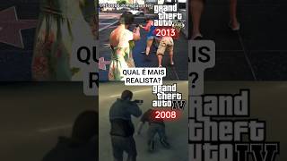 O GTA 4 É MAIS REALISTA QUE O 5? COMO ASSIM? KKKKKKK #SHORTS