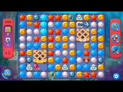 Fishdom Hard Level 9295 (with Double Lightning Booster) @choraelmin