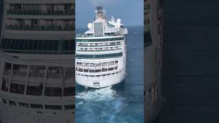 The difference of the Oldest and The Newest!… #cruiseship #travel #yt #shorts #viral