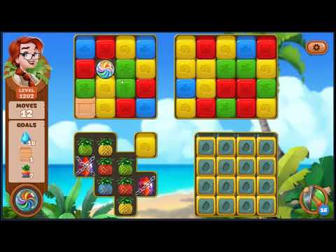 Lost Island Blast Adventure Level 1202 - NO BOOSTERS 🏝️ | SKILLGAMING ✔️