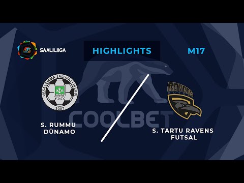 Rummu Dünamo - Tartu Ravens Futsal. Coolbet Saaliliiga. MD 17.  Highlights