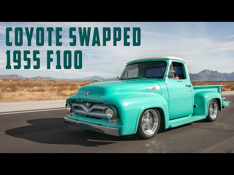 Coyote-Swapped 1955 Ford F-100 by Fat Fender Garage