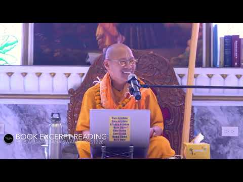 20251228 Book Excerpt Reading, HH B A Janardana Swami Maharaj
