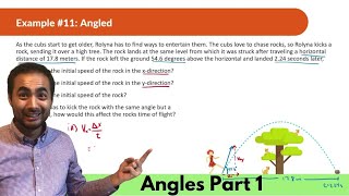 Projectile Motion | Conceptual Physics | Angle Part 1