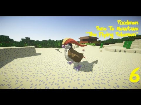 Pixelmon Race To Mewtwo Episode 6 "THE FLYING POKEMON"