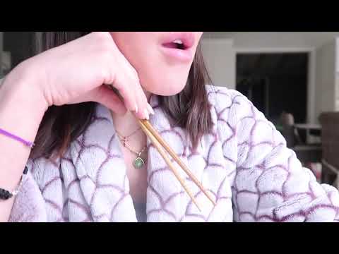 ASMR Eating Sounds   Ramen & Kimchi